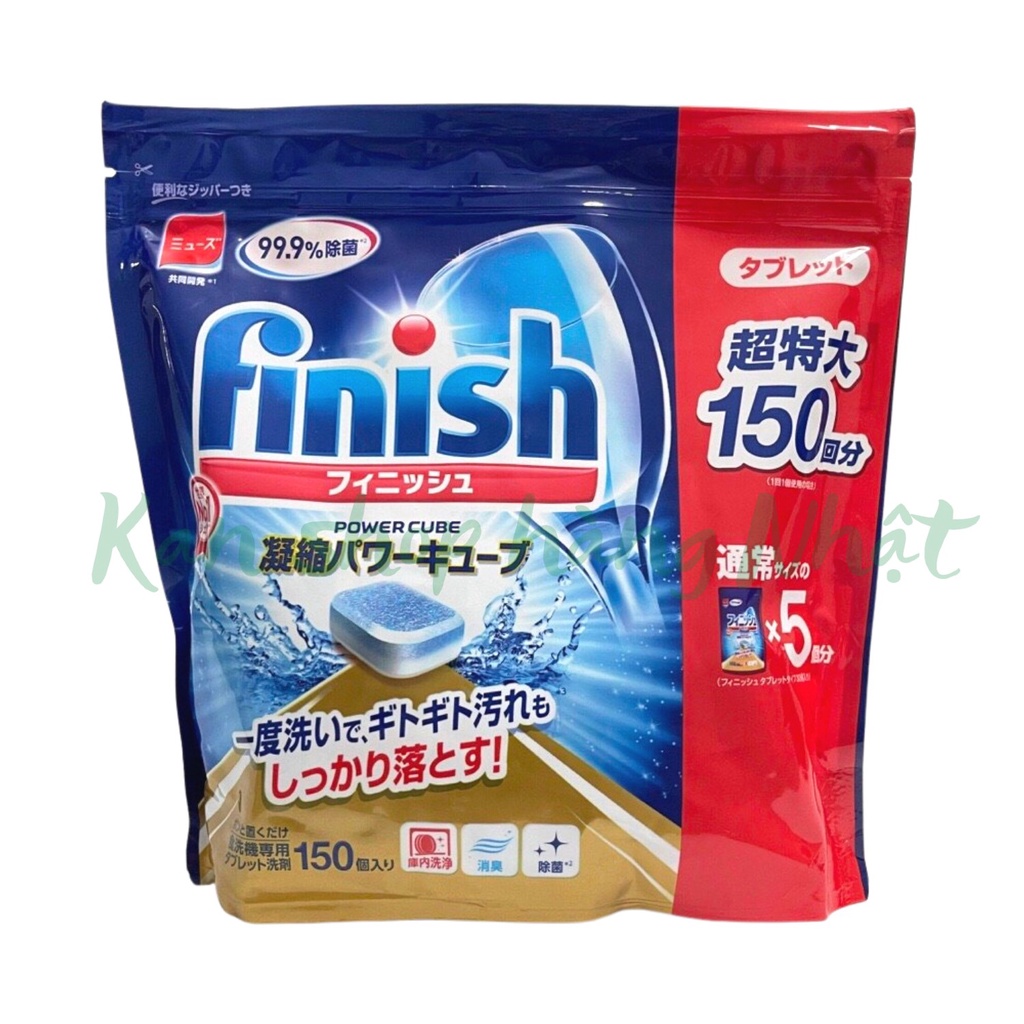 Viên rửa bát Finish Nhật Bản 150 viên