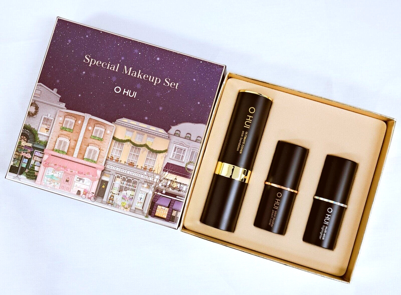 Set Ohui Special Makeup (kem nền+ má hồng + highlight)