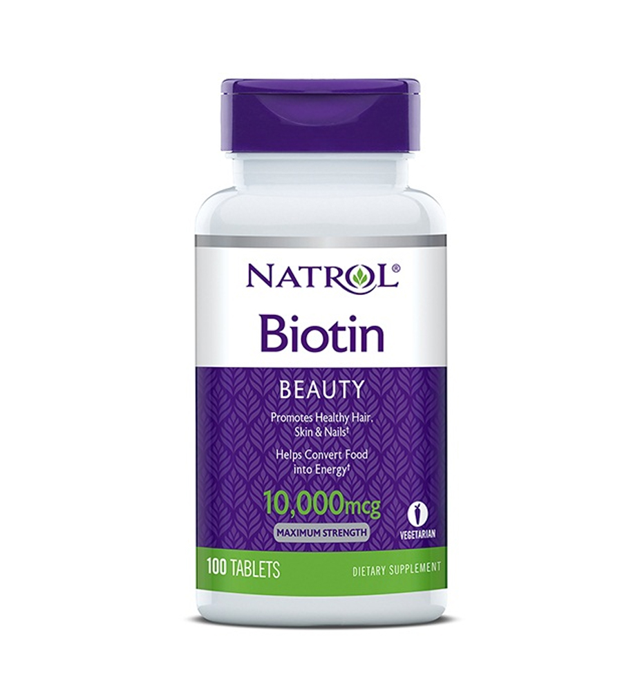 TPCN Viên uống Biotin Natrol Beauty 10,000mcg