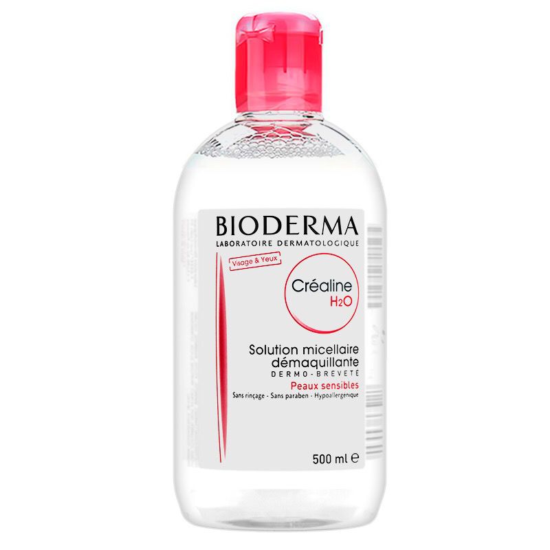 Tẩy trang Bioderma 500ml - hồng 