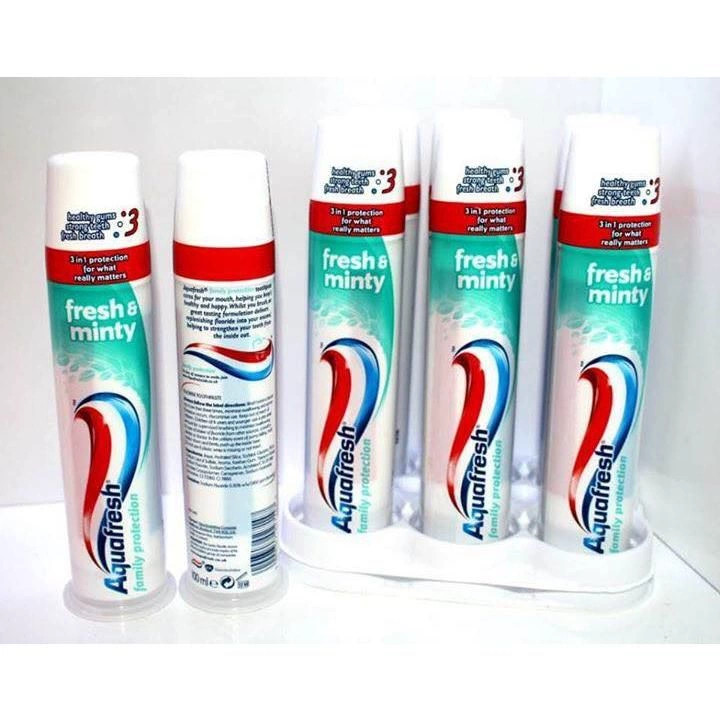 Kem Đánh Răng Aquafresh Family Protection Fresh and Minty Toothpaste 100ml